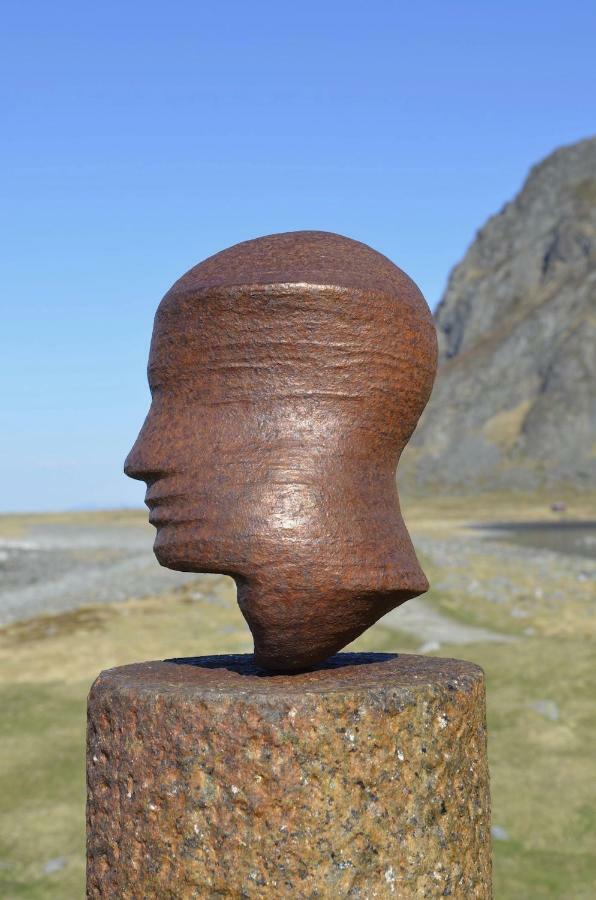 Steinbakk - Vestresand Lofoten Bostad Buitenkant foto